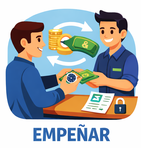 empeñar